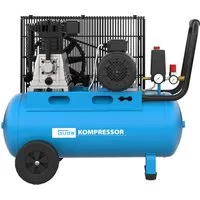 Güde Kompressor 580/10/50/400 V - Kompressor mit 480 l/min Ansaugleistung, ölgeschmiert, sicher und effizient. Ideal für Werkstätten, mit zwei Druckluftkupplungen für müheloses Anschließen von Werkzeugen.