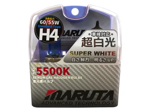 MARUTA SUPER WHITE H4 Halogenlampe 60/55W