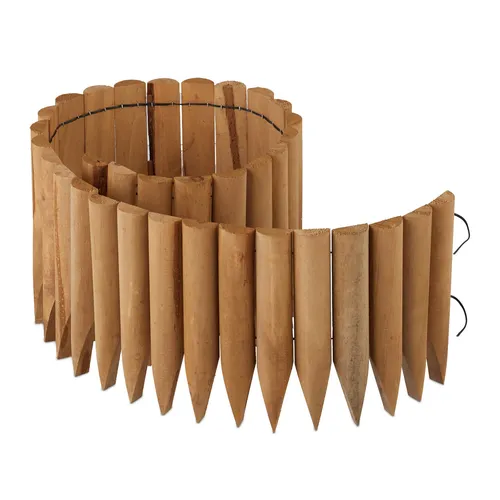 Rasenkante Minizaun Rollborder Beeteinfassung Zaunelemente Palisadenzaun klein