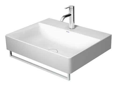 Duravit Universal Handtuchhalter Chrom 550x64x71mm - Eleganter Handtuchhalter aus poliertem Chrom, ideal für moderne Badezimmer und bietet Platz für mehrere Handtücher.