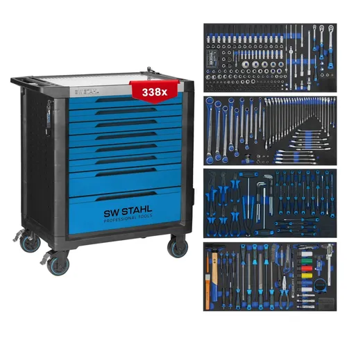 SW-Stahl Z3211 Werkstattwagen 388 tlg.