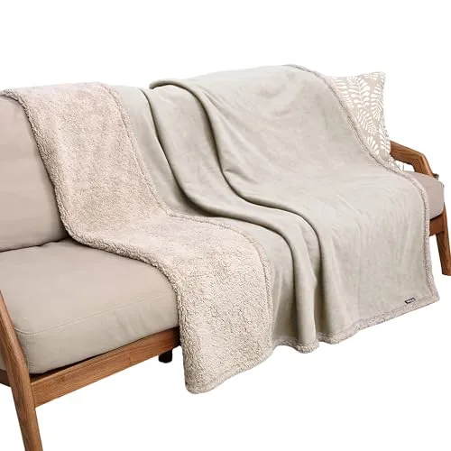 Pawsee Wasserdicht Hundedecke Katzendecken Waschbar, wasserdichte Decke für Große Hunde Sofaschutz Couch Überwurf, Flauschig Wasserdicht Liebesdecke für Schutzdecke Tagesdecke, L 203 x 152cm