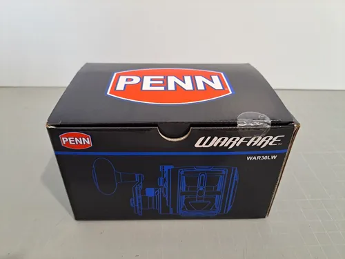 PENN Warfare Level Wind 30LW Multirolle - Hochwertige Angelrolle für Profis - Angelrollen mit 370 yds Schnurkapazität und 15 lb Max. Zugbelastung, ideal für Angler, die Leistung und Zuverlässigkeit suchen.