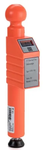 ATSensoTec Digitale Stützlastwaage bis 150kg (orange)