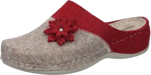 Dr. Brinkmann Hausschuhe 40 EU - Bequeme Schlupfschuhe aus Wollfilz, leicht und ungefüttert, ideal für entspannte Stunden zu Hause.