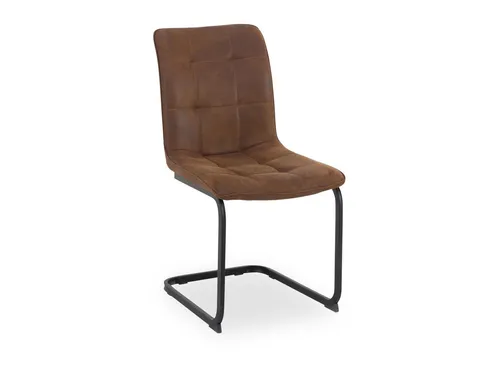 casa NOVA Freischwinger AMADEO BHT 46x88x61.50 cm braun Polsterstuhl