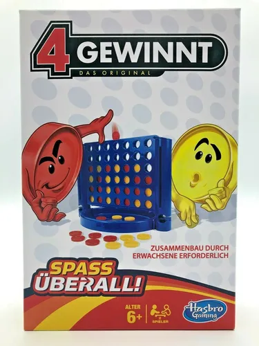 4-Gewinnt Kompakt | Das Original | Familienspiel Reisespiel Kinderspiel ab 6 J.