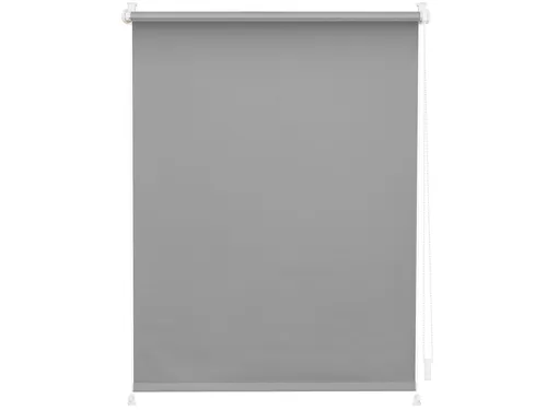 Seitenzugrollo Uni Rollo - LICHTBLICK ORIGINAL, Verdunkelung ohne Bohren - Praktisches Seitenzugrollo für Fenster und Türen mit 100 % Verdunkelung. Ideal für Schlafzimmer, einfach zu montieren ohne Bohren dank Klemmträger. Langlebig, abwischbar und UV-beständig.