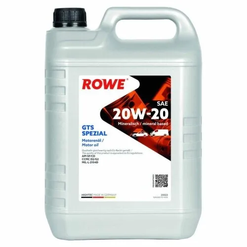 ROWE HIGHTEC GTS SPEZIAL SAE 20W-20 Motoröl 5L von Rowe