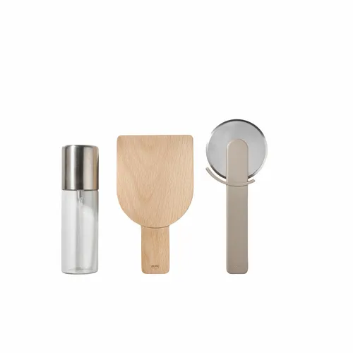 Produktbild Zone Denmark Pizza-Set Singles Soft Taupe 3-tlg.