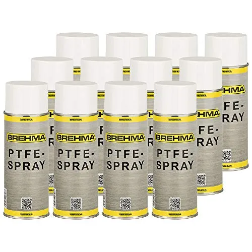12x BREHMA PTFE Spray Kriechöl Schmiermittel Trockenschmierung 400ml