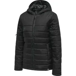 Hummel hmlNORTH QUILTED HOOD JACKET WOMAN - Marine - XL - Funktionsjacke mit wasserdichtem Frontreißverschluss, ideal für kalte Monate. Robustes Rip-Stop-Gewebe sorgt für Langlebigkeit und Wärme.