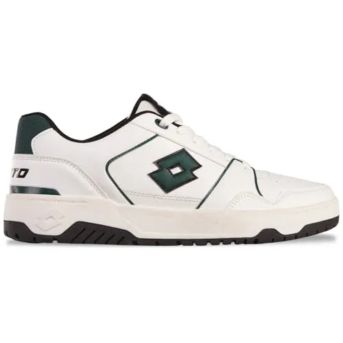 Lotto Unisex BOXSCORE Sneaker, White/Green, 39 EU - Herren-Boxschuhe, sportiver Unisex Sneaker mit optimaler Dämpfung für besten Komfort beim Training.
