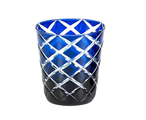 EDZARD 4er Set Kristallglas Dio blau (230 ml) - Teelichthalter und Trinkgläser in einem: Stilvolles 4er Set aus handgeschliffenem Kristallglas, ideal für Kaltgetränke und als dekorative Teelichtgläser.