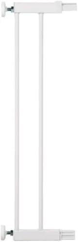 Safety 1st Easy Close Metal 14cm Gittererweiterung, kein Bohren, leicht montierbare Erweiterung zu Türschutzgitter, Erweiterung für Treppenschutzgitter ohne Bohren für Babygitter, Weiß