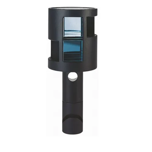 Steilsicht-Doppelpentagon F10 - 2'-Genauigkeit in Metallgehäuse