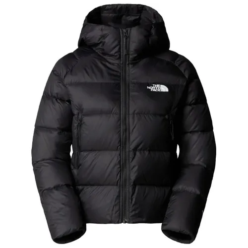 The North Face Women Hyalite Down Hoodie TNF Black (M) - Jacke für Damen, leicht und warm mit recycelten Daunen, ideal für Outdoor-Aktivitäten und stilvolle Street-Style-Looks.