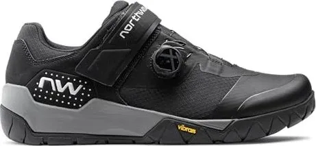 Northwave Overland Plus Herren MTB Schuhe - Schwarz - Größe 46 - Fahrradschuhe für Mountainbiking, mit atmungsaktiver Konstruktion und rutschfester Sohle für optimalen Halt auf jedem Terrain.