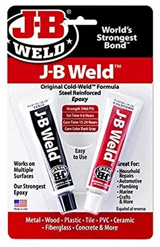 J-B Weld 8265S Kaltschweiß Stahlverstärktes Epoxid mit Härter, 57 g