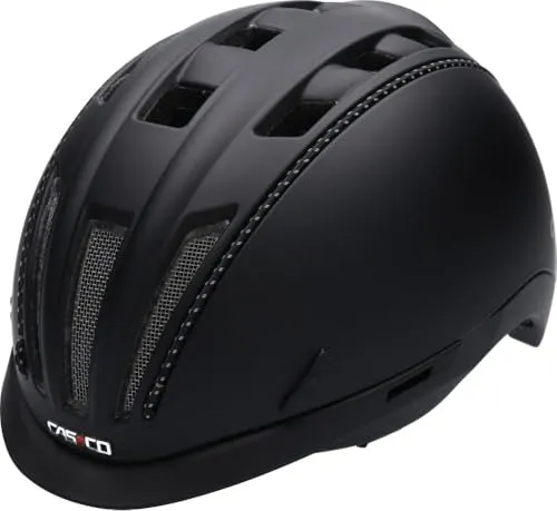 Casco Roadster Helm schwarz - Fahrradhelme, stylischer Cityhelm mit hohem Tragekomfort und optimalem Schutz für urbanes Fahren