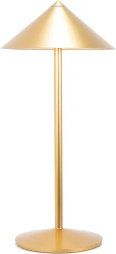 Zafferano Pina L Wiederaufladbare LED-Tischleuchte in gold von Zafferano