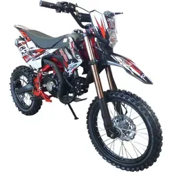 KXD 609 E+K 125cc Dirtbike Crossbike mit Lichtmaske von KXD