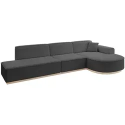 Altdecor Ecksofa, Grau, Textil, 4-Sitzer, L-Form, 328x171 cm, Wohnzimmer, Sofas & Couches, Wohnlandschaften, Ecksofas