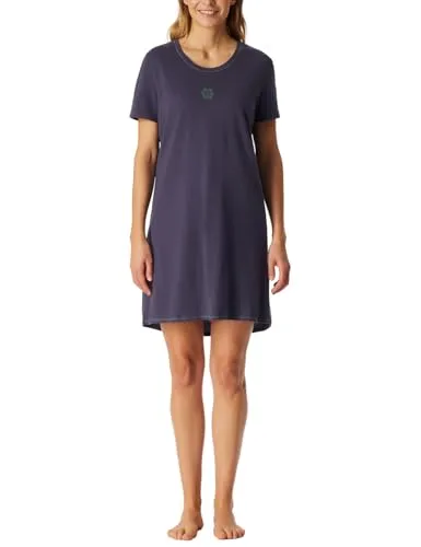 Schiesser Damen Kurzarm Bigshirt Nachthemd von Schiesser
