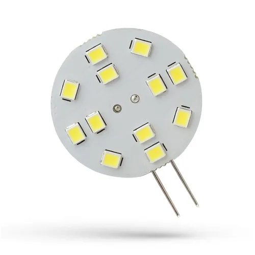 Produktbild Spectrum LED Stiftsockellampe rund Ø3cm 2W G4 12V 230lm Tageslicht 6000K kalt