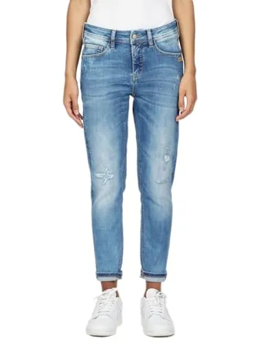 Gang 94AMELIE Cropped Azure Blue Destroy - 27 von GANG