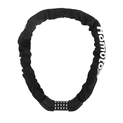 Fahrradschloss Zahlenschloss, Fahrradschlösser hohe Sicherheit, Bike lock Kettenschloss mit 5-stelligem Code, Schloss für ebike/e scooter/e roller/kinder fahrrad etc. (6 mm)