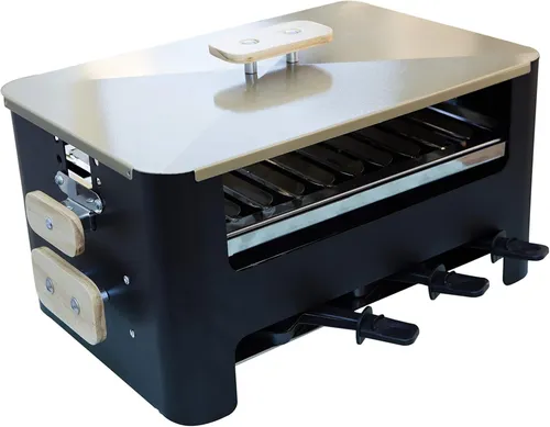 BBQ IMOR Holzkohlegrill Family großer Grillwagen Garten Kohlegrill