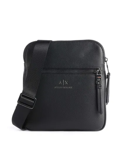 Armani Exchange Umhängetasche Herren 952391CC83000020 Schwarz - Taschen für Herren, stilvolle Umhängetasche aus robustem Polyester mit praktischem Reißverschluss, ideal für den Alltag.