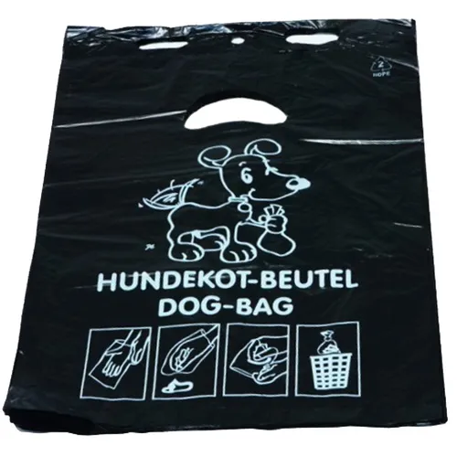 DEISS Hundekotbeutel aus HDPE-Folie 3 Liter schwarz 50 Stück