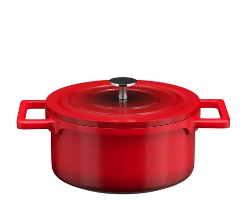 Homelux 20cm Induktions Kochtopf mit Deckel - Hochwertiger 2,6L Suppentopf mit Antihaftbeschichtung für fettfreies Kochen, geeignet für alle Herdarten – ideal für gesundes Kochen!