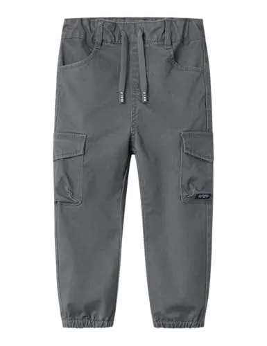 Name It Cargohose NMMBEN Cargo Jeans Twill Pants - Baby-Hosen aus 95% Baumwolle, mit elastischem Bund und Gummizug für optimalen Komfort. Ideal für kleine Abenteurer beim Wandern.