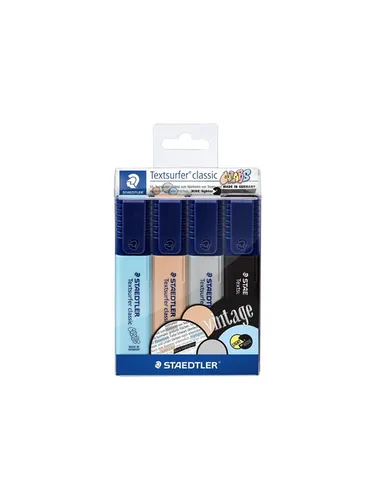 Staedtler Highlighter Textsurf.cl.4pcs.wallet 364 CWP4