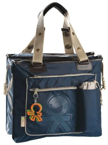 Okiedog Wickeltasche Chameleon - blau/beige in blau von okiedog