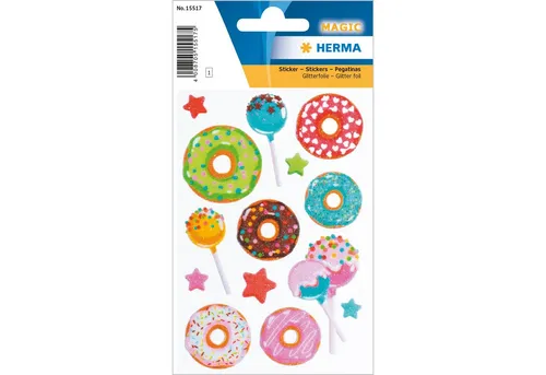 HERMA Sticker Herma Sticker MAGIC Sweeties glittery 1 Bl