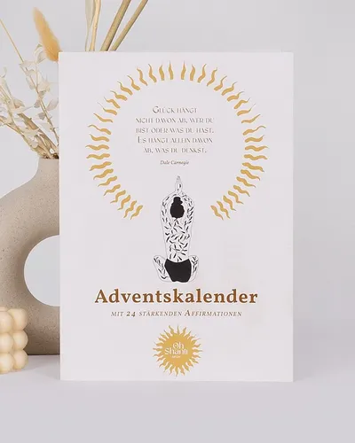Oh Shanti Adventskalender Oh Shanti Affirmationen Adventskalender 2025 – 24 Tage Achtsamkeit