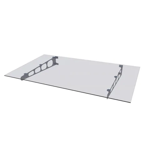 Gutta HD/LT 160 Edelstahlvordach 8 mm VSG klar von Gutta