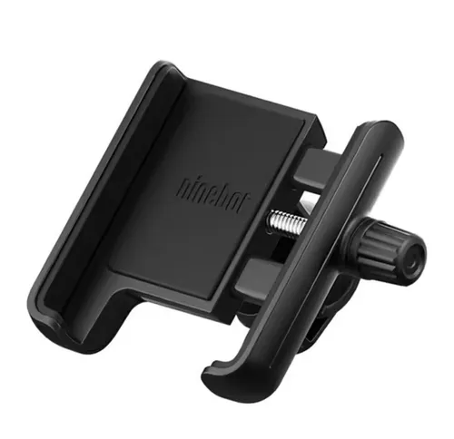 Segway NINEBOT PHONE HOLDER - Robuster Smartphone-Halter für Ninebot KickScooter. Sicherer Halt und anpassbar für alle Smartphone-Größen. Einfach zu montieren und ideal für Fahrten. Maße: 84 x 82 x 72 mm.