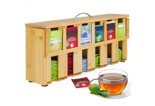 ONVAYA Teebox aus Holz in beige von ONVAYA