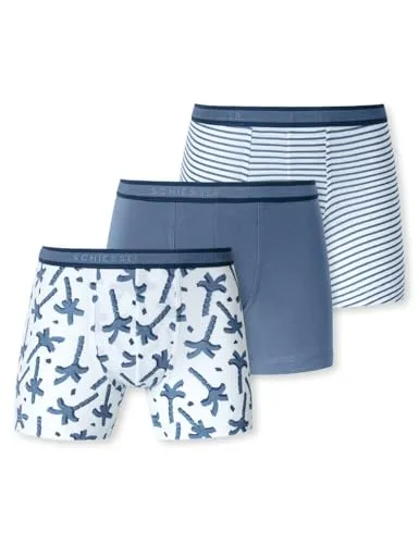 Schiesser Jungen 2 Pack Unterhemd Feinripp Bio Baumwolle - Boxershorts für Jungen im praktischen 2er Pack, aus 100% Organic Cotton, bequem und nachhaltig, ideal für den Alltag.