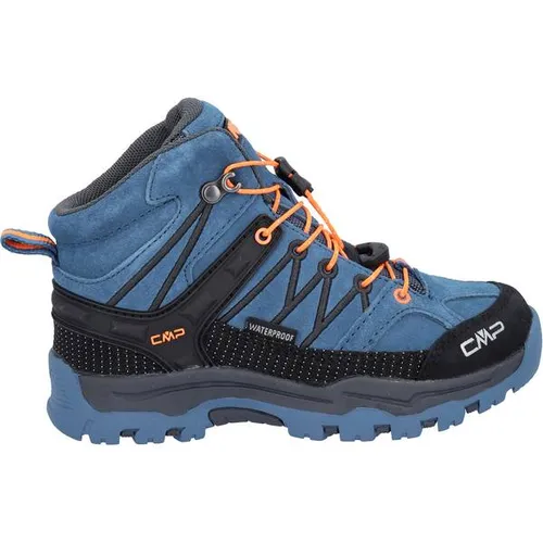 CMP Unisex Kinder Kids Rigel Mid Trekking Shoes Wp - Wanderschuhe mit wasserfester Membran und Quick-Lace-System, ideal für Outdoor-Abenteuer und optimalen Knöchelstütz.