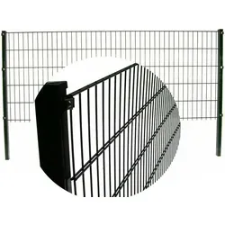 Produktbild Doppelstabmattenzaun 1430x2500mm inkl. Pfosten