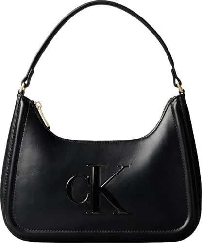 Calvin Klein Schultertasche RAISED CK SMALL SHOULDER BAG – Elegante Damen-Handtasche mit CK-Logo