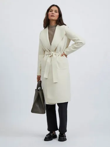 Vila Kurzmantel VIJUICE COAT - NOOS beige XS (34) - Modischer Funktionsjacken-Kurz-Mantel mit pflegeleichtem Sweatware-Material, perfekt für stilvolle Outfits im Alltag.