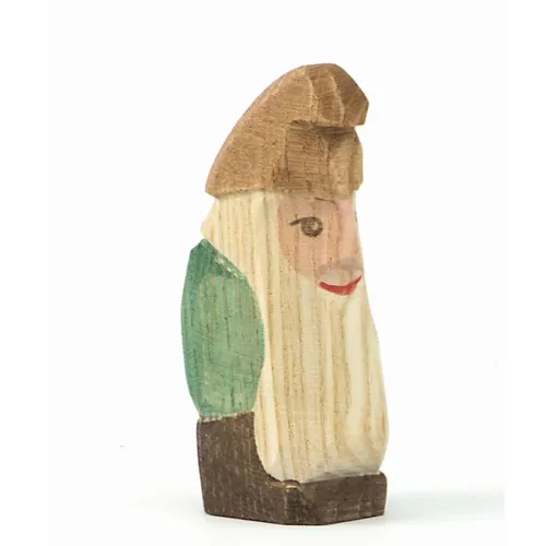 Ostheimer Tannenzwerg stehend, Spielfigur aus Holz