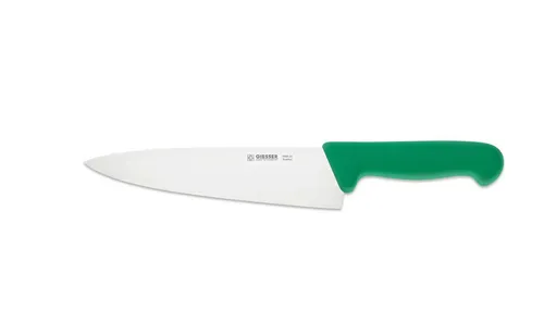 Giesser Kochmesser 20 cm grün – Ergonomisch und vielseitig - Küchenmesser für Hobby- und Profiköche, ideal zum Schneiden von Fleisch, Obst und Gemüse. Mit rutschsicherem Griff und breiter gestanzter Klinge für präzise Ergebnisse.